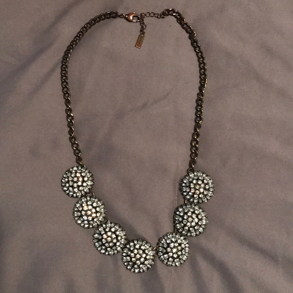 BaubleBar Crystal Dandelion Collar Necklace